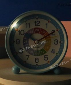 目覚まし時計 子供  知育 部屋 かわいい 24時間表示 静音 置き時計 おしゃれ 光 大容量 起きれる 北欧 おしゃれ 知育時計 学習時計 プレゼント 見やすい * 目覚まし時計